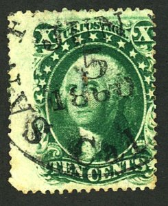 U.S. #35 USED PIN HOLE