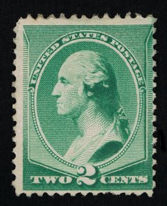 GENUINE SCOTT #213 MINT 1887 GREEN PSE CERT AMERICAN BANK NOTE ISSUE