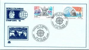 Andorra FDC 1992 - 500th Anniv, America's Discovery - F29240