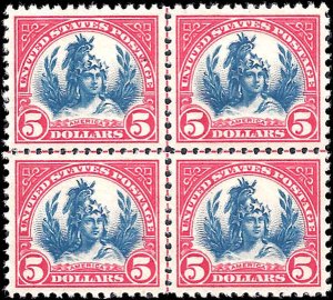 573 Mint,OG,NH... Centerline Block of 4... PSE Graded 98-Superb... SMQ $3,875.00