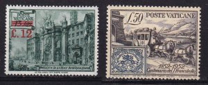 1952 - VATICAN - Scott #154-155 - MNH**