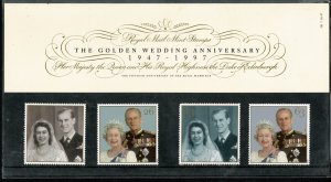 G.B.QE II 1997 ROYAL GOLDEN WEDDING MINT (NH) SG2011-14 P.O.PACK 281 SUPERB