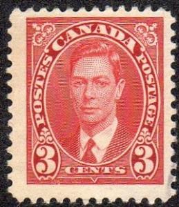 Canada 233 - Used - 3c George VI (1937) (2)