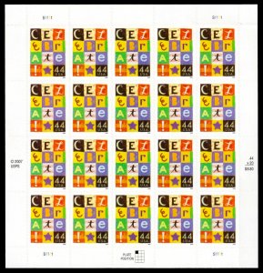 United States Scott 4196 Pane of 20 (2007) Mint NH VF, CV $17.00 W 