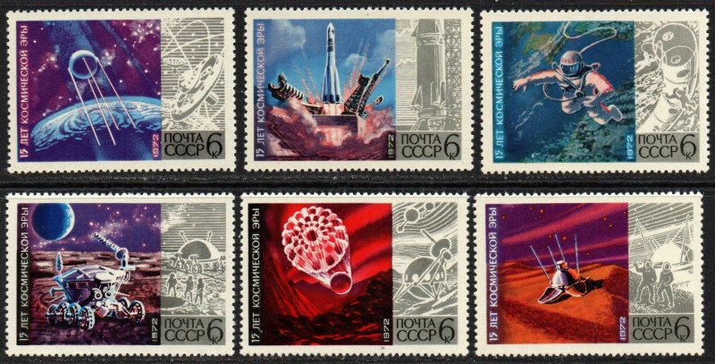 Russia Sc #4007-4012 MNH