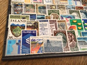 Iceland Island used  mixed stamps A12280