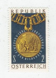 AUSTRIA SCOTT#800 - 1967 2 SHILLING VIENNA ACADEMY OF FINE ARTS MEDAL - MNH