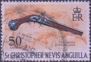 St. Christopher  Nevis Anguilla  #218a    USED