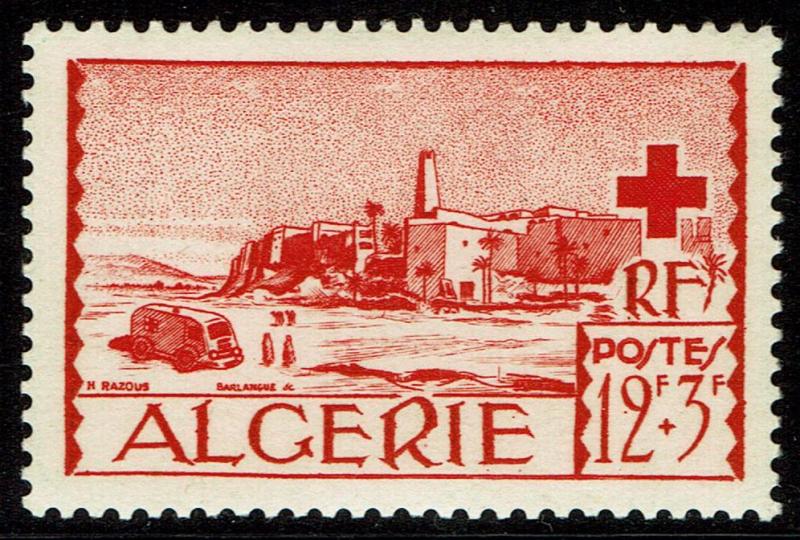 Algeria #B68  MNH - View of El Oued Red Cross (1952)