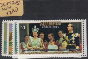 Aitutaki SC 148-51 MNH (3ffb)