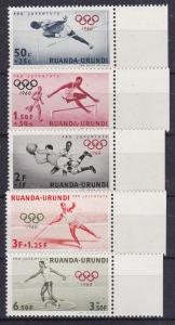 Ruanda-Urundi B26-30 1960 Olympic Games