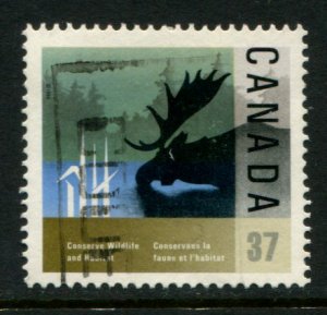 1205 Canada 37c Wildlife Conservation, used