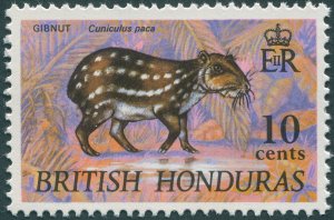 British Honduras 1968 10c Para (Gibnut) SG261 MNH