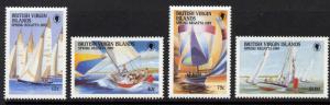 Virgin Islands 631-5 MNH Yacht Racing, Spring Regatta