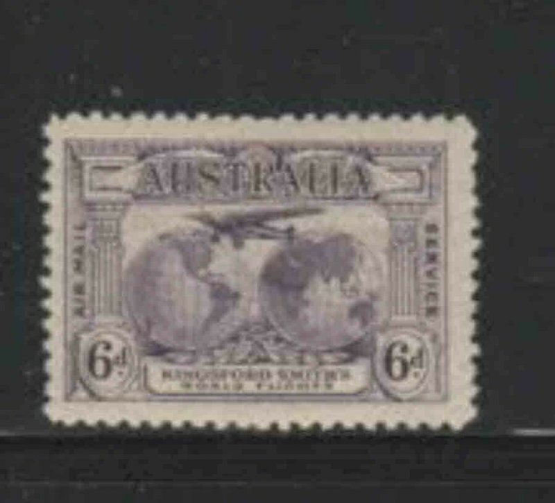 AUSTRALIA #C3 1931 6p AIR MAIL SERVICE MINT VF LH O.G