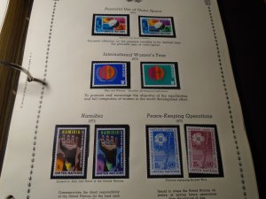 United Nations  New York  #  256-66   MNH    Year 1975