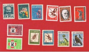 Albania #607 /673  MVFLH OG   incomplete  sets   Free S/H