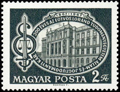 Hungary 1967 MNH Stamps Scott 1857 Science University Law Justice