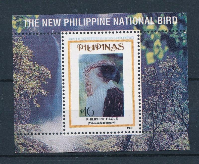 [28877] Philippines 1995 Birds Vögel Oiseaux Ucelli Eagle MNH Sheet