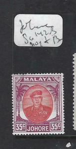 MALAYA JOHORE  (PP1602B)  SULTAN 35C  SG 142B   MOG 