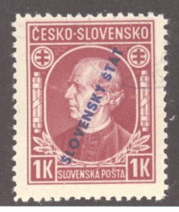 Slovakia, Scott #25, Used