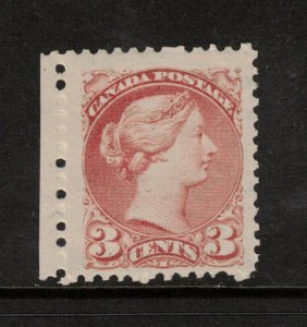 Canada #37a Very Fine Never Hinged Left Margin Example **With Certificate**