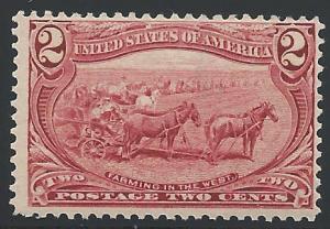 Scott 286, Never hinged, Original gum, 1898 Trans-Mississ...