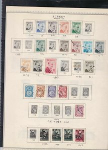turkey issues of 1956-57 stamps page ref 18464