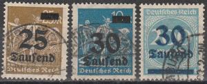 Germany #247-9  F-VF Used CV $17.50 (A16675)