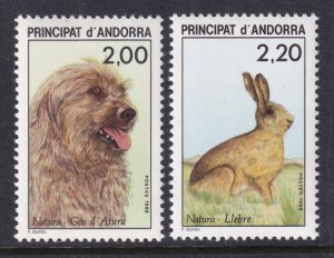 Afars and Issas 367-368 Dogs MNH VF