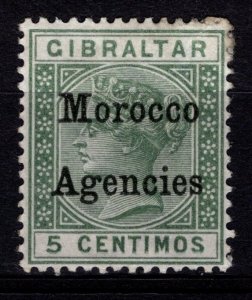 Morocco Agencies 1899 Victoria Optd. Gibraltar issue, 5c [Unused]