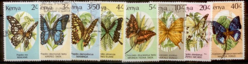 Kenya 1988 SC# 435-6, 438-40 Used  L156