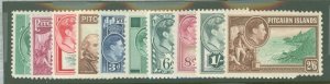 Pitcairn Islands #1-8v Unused Single (Complete Set)