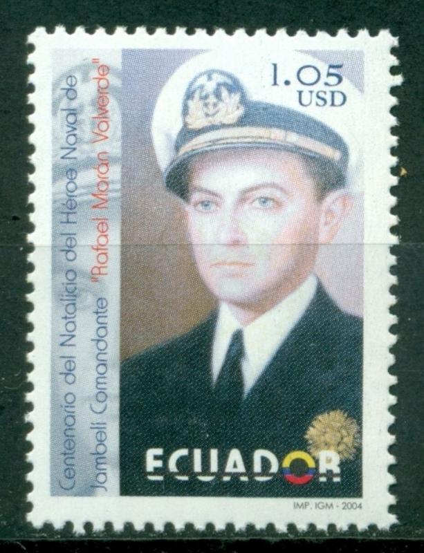 Ecuador Scott #1700 MNH Commander Rafael Moran Valverde CV$3+