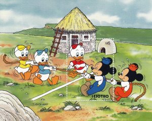 Disney - Lesotho -1991 - Universal Games - S/S