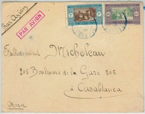 45220 - SENEGAL - POSTAL HISTORY: AIRMAIL COVER to MOROCCO Morocco 1928-