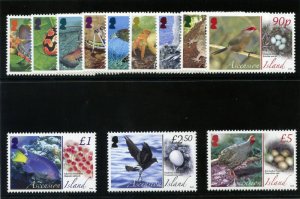 Ascension 2008 QEII Animals set complete superb MNH. SG 987-998. Sc 924-935.