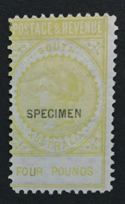 MOMEN: SOUTH AUSTRALIA SC #89s SPECIMEN MINT OG H LOT #191444-732