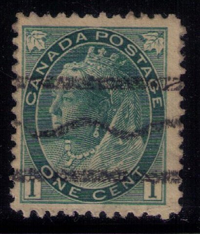 Canada Sc #75 Rare Roller Type Precancel F-VF