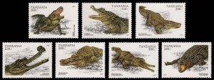 Tanzania #1463-1469 Crocodilians Set of 7; MNH