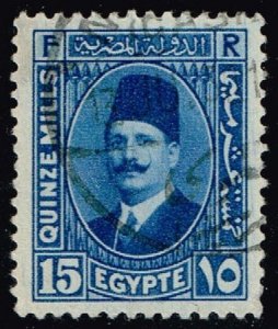 Egypt #139 King Fuad; Used (0.25) (4Stars)