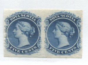 Nova Scotia 1860 5 cents Plate Proof pair