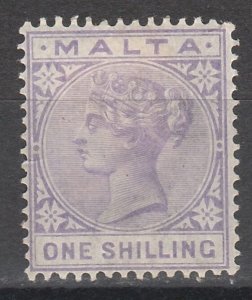 MALTA 1885 QV 1/-