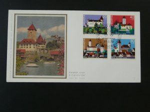 FDC (silk edition) Pro Patria castles Switzerland 1979 ref 101974