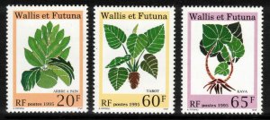 WALLIS & FUTUNA 1995 Local Plants; Scott 471-73; MNH