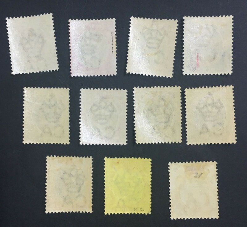 MOMEN: SOUTHERN NIGERIA SG #10-20 1903-04 MINT OG H £650 LOT #61304