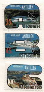 Netherlands Antilles #489-91 MNH cpl islands