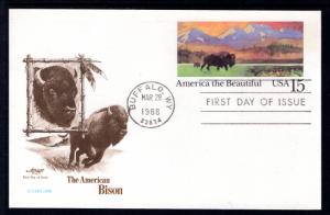 US UX120 Bison Artmaster U/A FDC