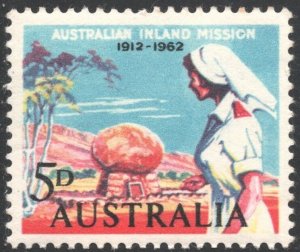 Australia SC#346 5d 50th Anniversary of Australian Inland Mission (1962) MNH