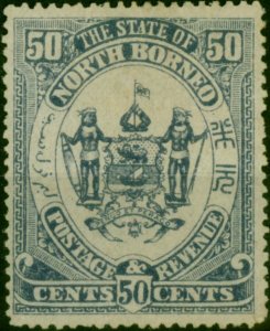 North Borneo 1894 50c Deep Slate-Purple SG82 Good MM